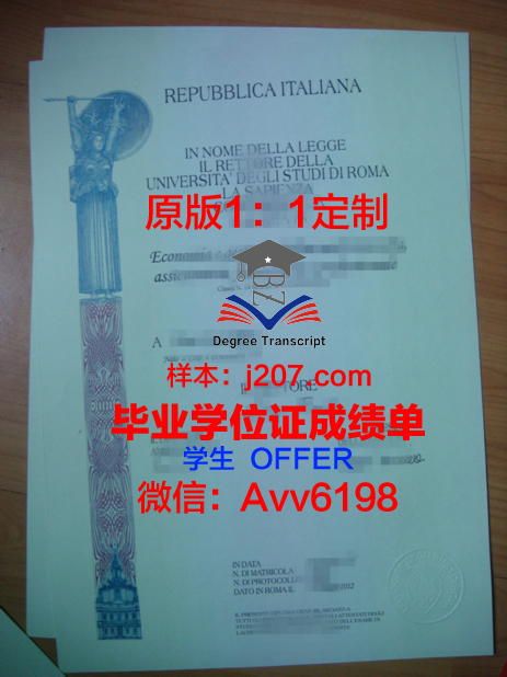 罗马大学毕业证Diploma文凭
