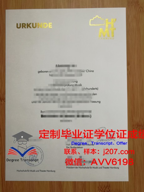 汉堡品牌应用技术大学毕业证学位证(汉堡品牌学院)