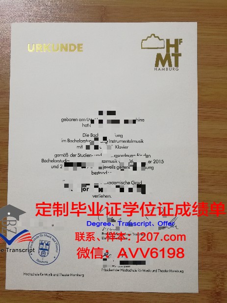 汉堡大学毕业证长什么样(汉堡大学毕业证长什么样图片)