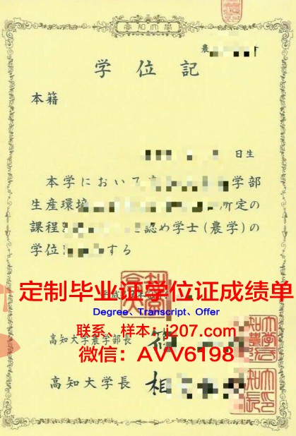 高知工科大学毕业证定制：传承与创新的双重价值