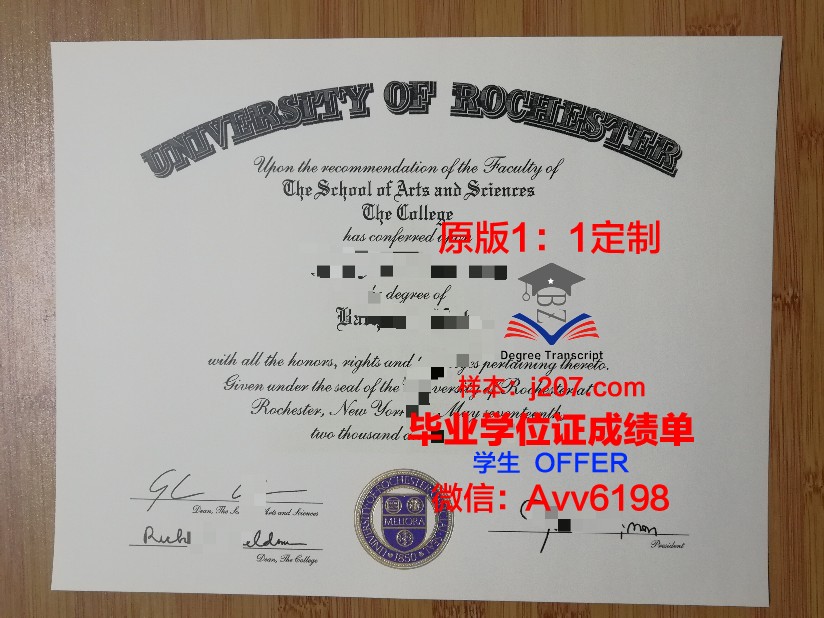罗切斯特理工学院文凭证书样本(罗切斯特大学文书)