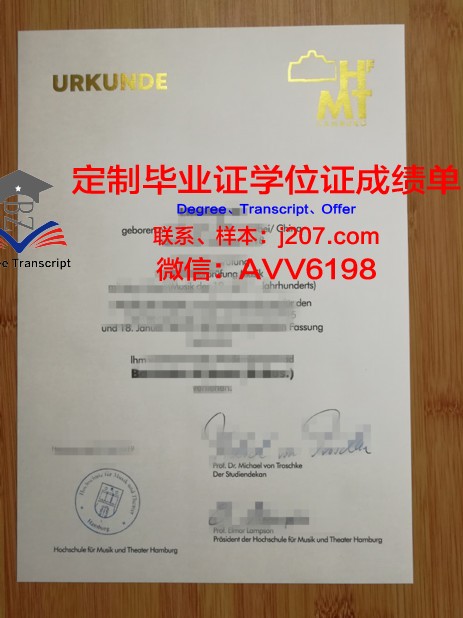 汉堡-哈尔堡工业大学毕业文凭