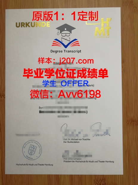 汉堡品牌应用技术大学毕业证学位证(汉堡品牌学院)