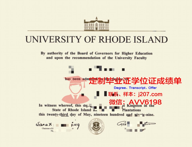 罗德岛大学研究生毕业证书(罗德岛研究生学费)