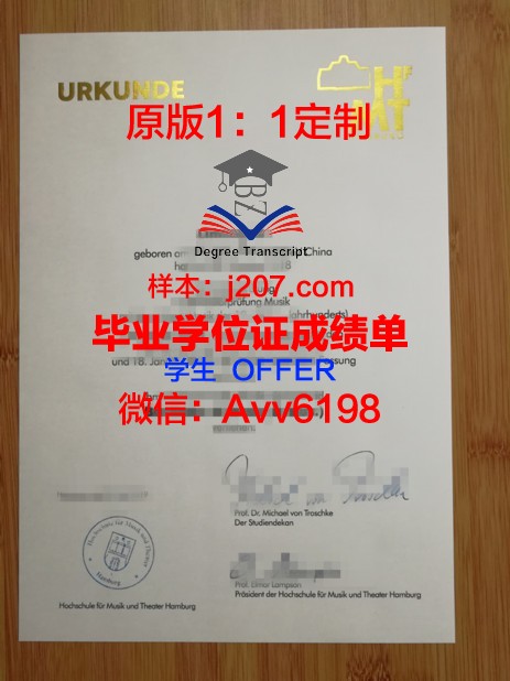 汉堡造型艺术学院毕业证样式(汉堡音乐戏剧学院是名牌大学吗)