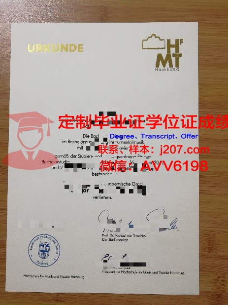 汉堡大学的毕业证啥样(汉堡大学入学条件)
