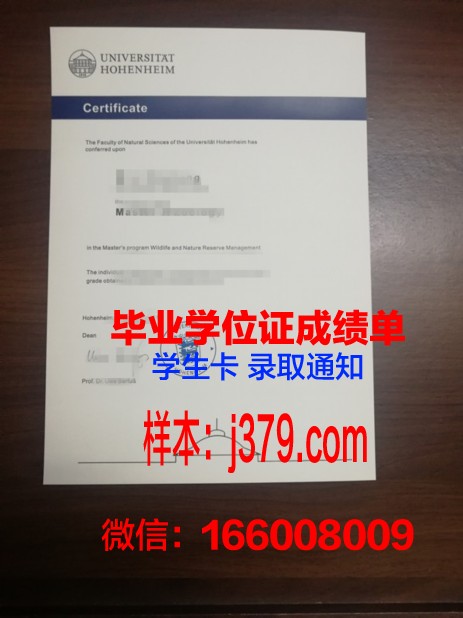 盖森海姆应用技术大学毕业证案例