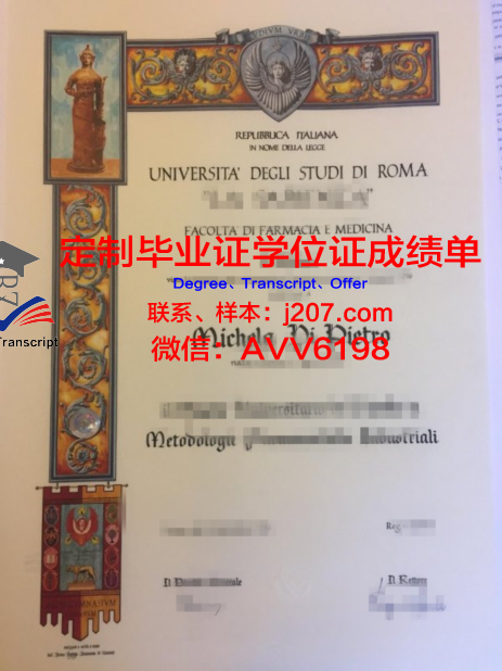罗马国际社会科学自由大学diploma证书