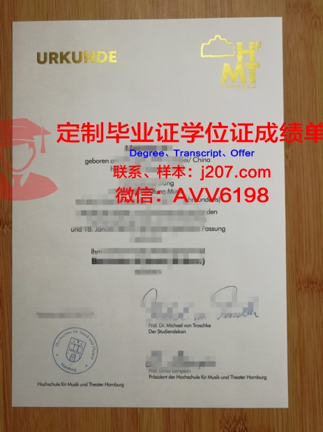 汉堡应用技术大学毕业证壳子(汉堡应用科技大学)