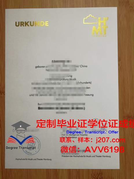 汉堡造型艺术学院成绩单(汉堡艺术大学)