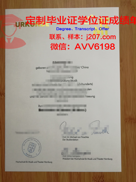 汉堡造型艺术学院文凭(汉堡艺术大学)