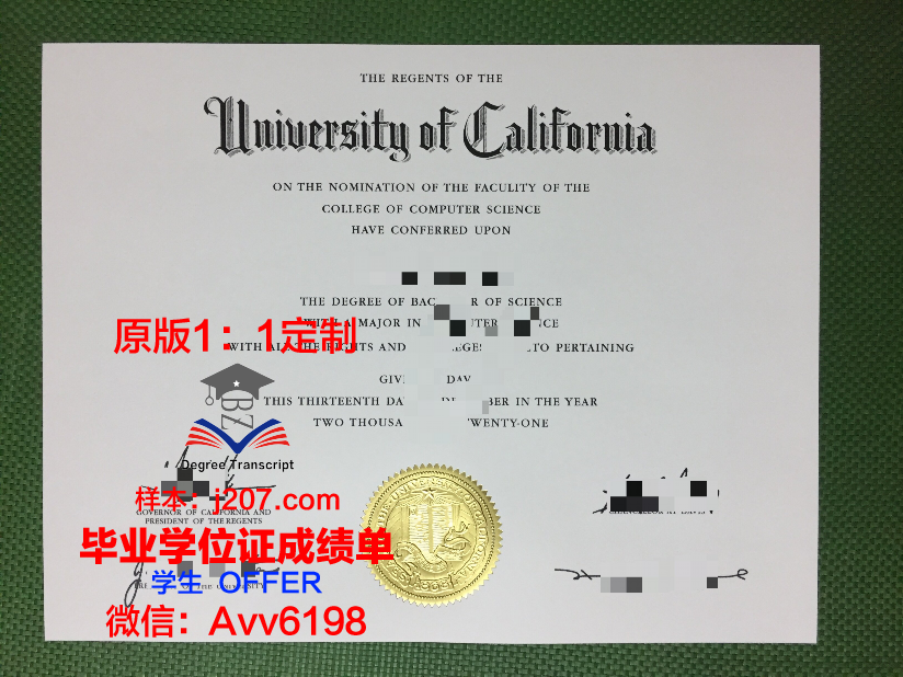 汉德里克斯学院毕业证成绩单