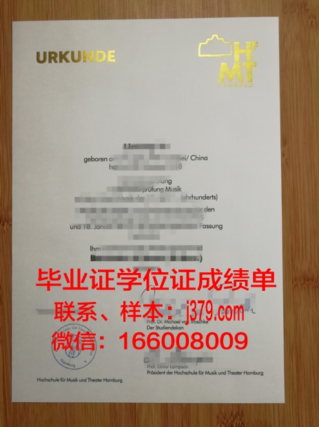 汉堡造型艺术学院毕业证真伪(汉堡造型图片)