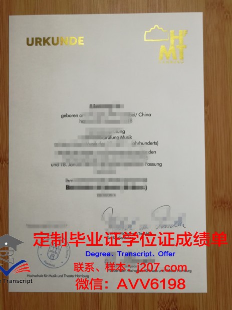 汉堡应用技术大学毕业证样式(汉堡工程技术大学)