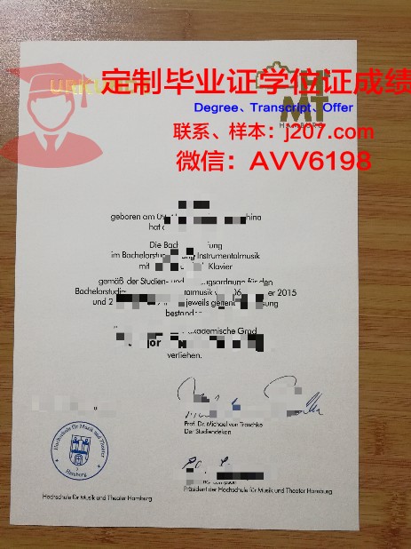 汉堡大学毕业证真伪(汉堡大学申请流程)