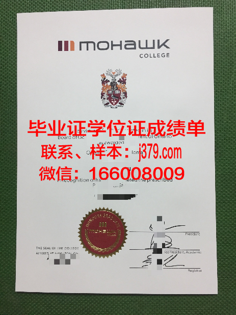 莫霍克应用艺术与技术学院毕业证(莫哈克学院毕业证)