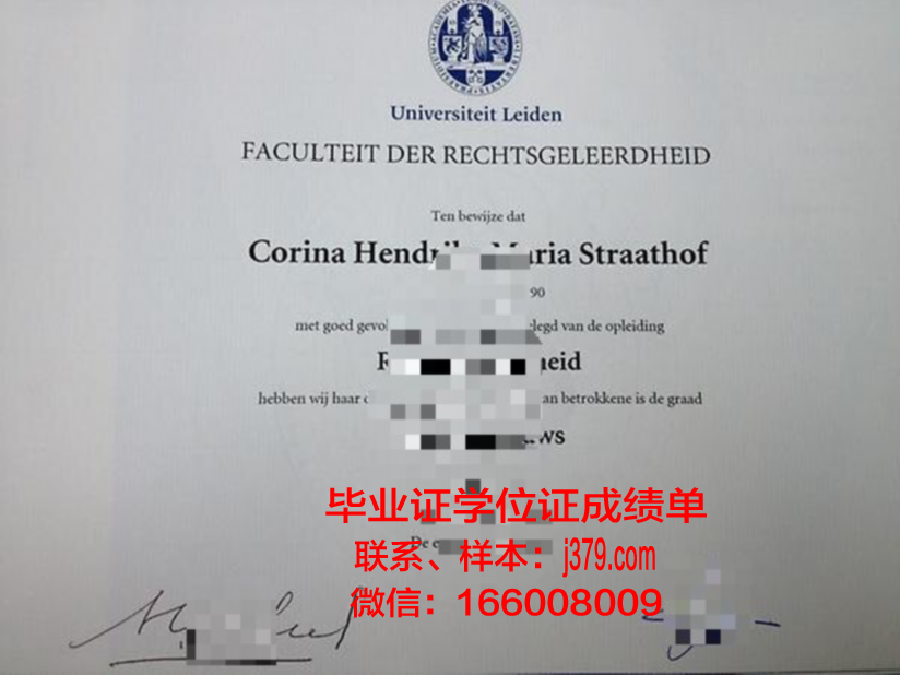 莱顿大学毕业证书(莱顿大学placementletter)