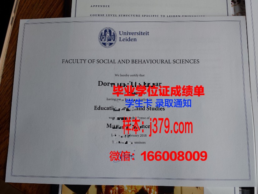 莱顿大学毕业证电子版