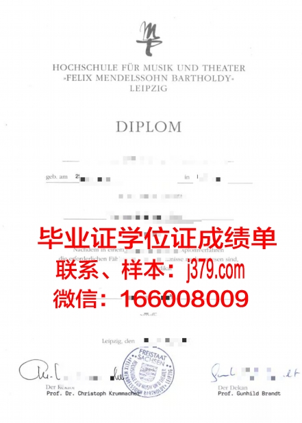 莱比锡音乐和戏剧学院毕业证高清图(莱比锡音乐会)