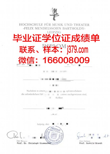 莱比锡技术经济与文化应用技术大学硕士毕业证(莱比锡应用科技大学)