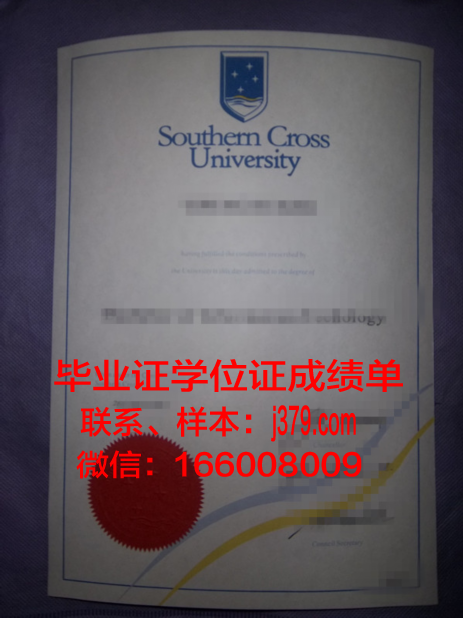 南十字星大学毕业证案例(南十字星大学悉尼校区)
