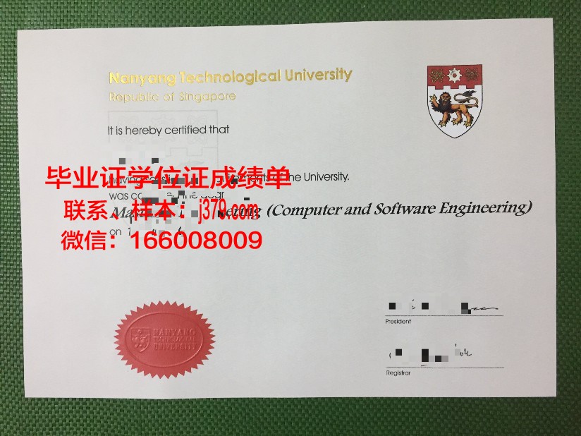 南洋理工大学毕业证丢了怎么办理(南洋理工大学毕业证图片)