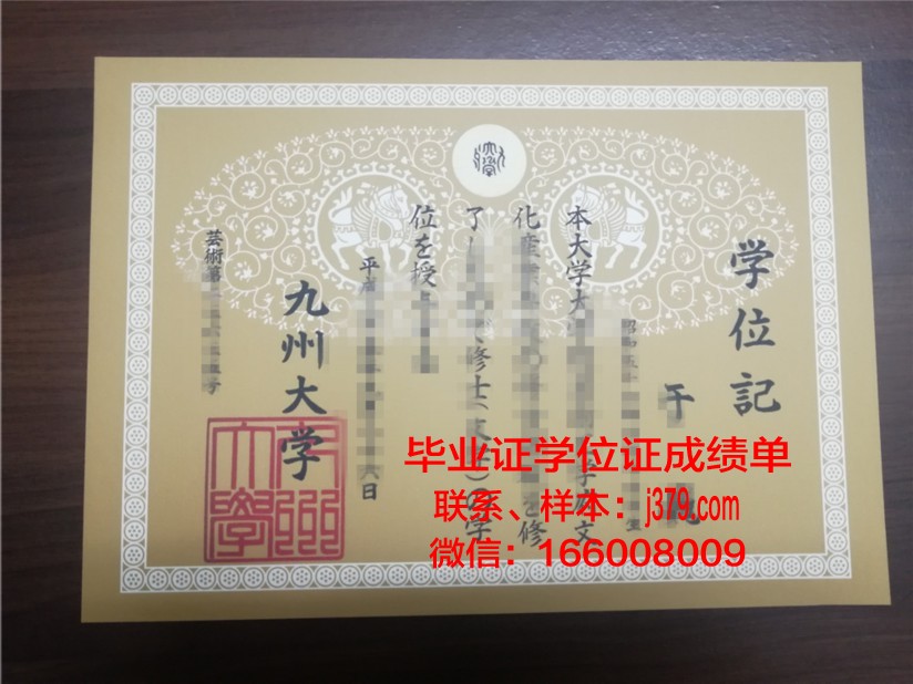 西九州大学毕业证案例