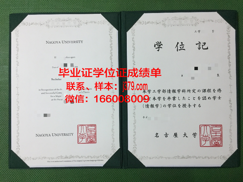 日本名古屋大学毕业证书图片(名古屋大学日本等级)