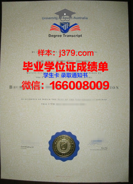 南澳大硕士毕业证图片样本：承载荣誉与回忆的凭证