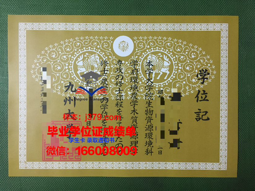 西九州大学毕业证原版