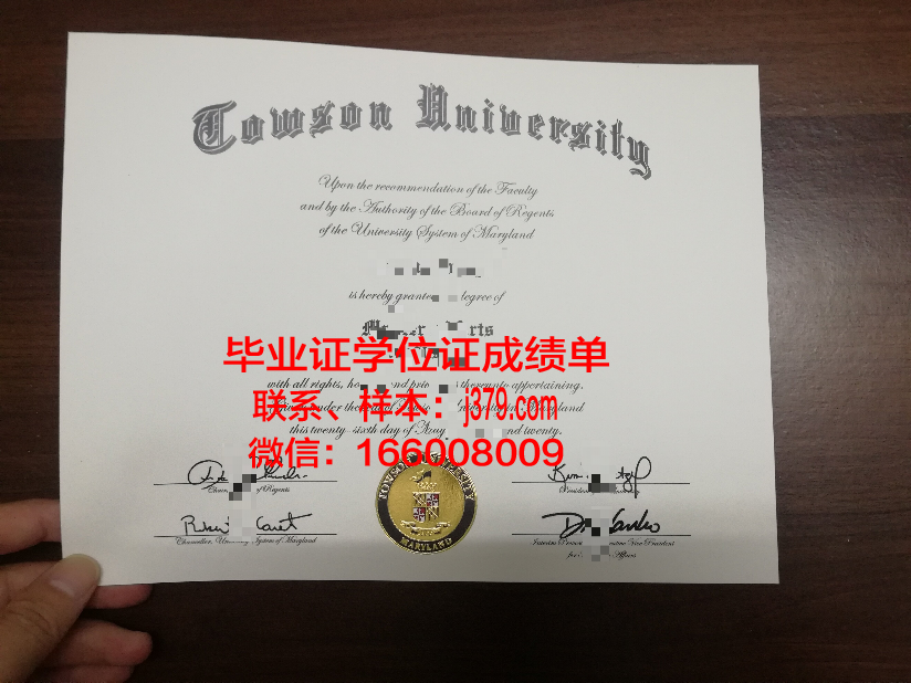 陶森大学毕业证Diploma文凭
