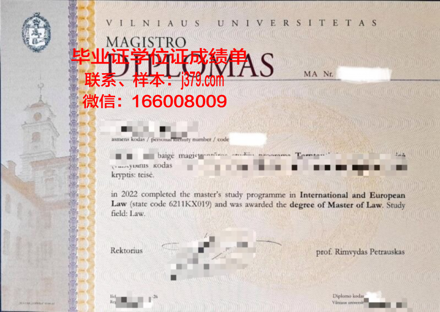维尔纽斯师范大学拿不了毕业证(维尔纽斯大学申请条件)