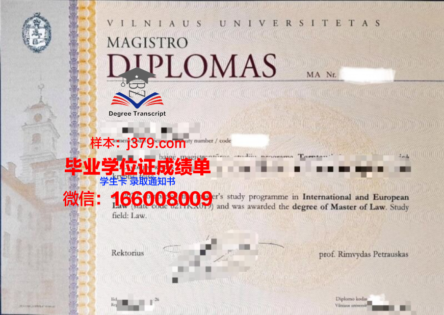 维尔纽斯格迪米纳斯技术大学毕业证书图片(维尔纽斯大学怎么样)