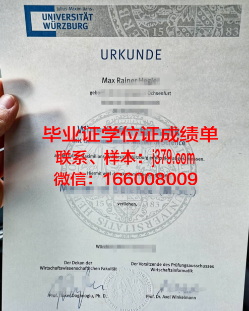 维尔茨堡音乐学院毕业证翻译(维尔茨堡大学医学博士)
