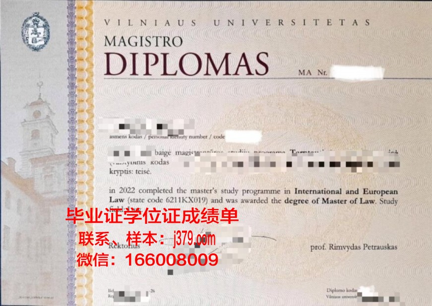 维尔纽斯艺术学院毕业证成绩单:一份通往艺术巅峰的通行证