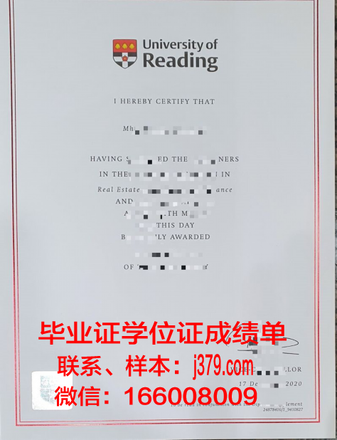 雷丁大学研究生毕业证书(雷丁大学学位比例)