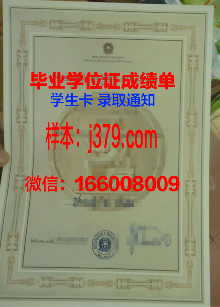 雷焦卡拉布里亚美术学院证书成绩单(布雷拉美术学院排名)