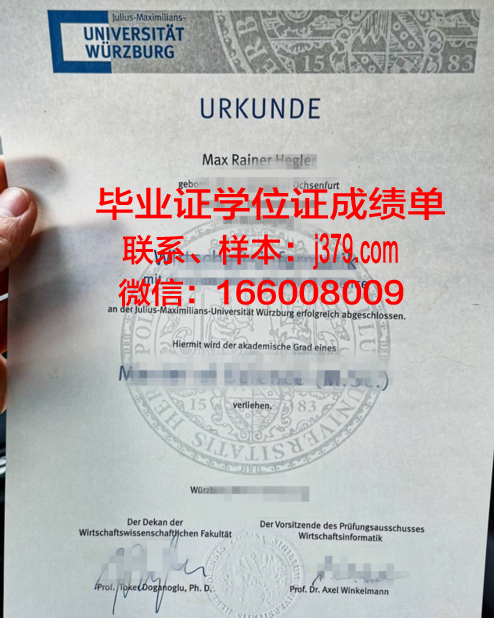 维尔茨堡大学毕业证什么样子(维尔茨堡大学研究生申请)