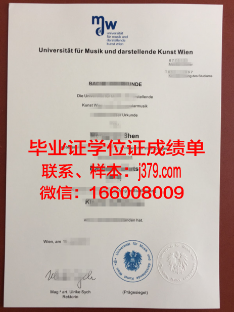 维也纳医科大学毕业证学位证(维也纳医科大学申请条件)