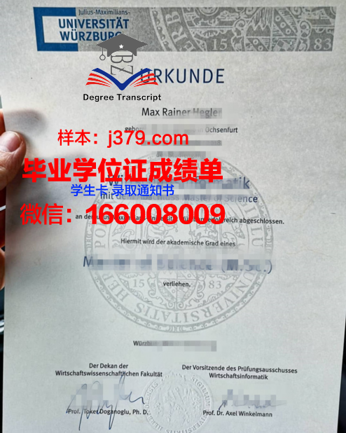 维尔茨堡大学研究生毕业证书(维尔茨堡大学研究生毕业证书图片)