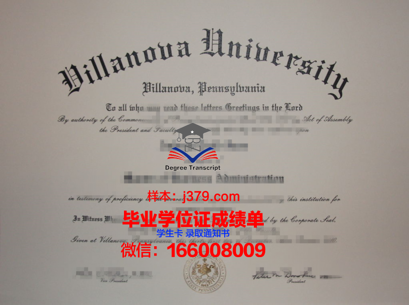 维拉玛丽亚学院毕业学位