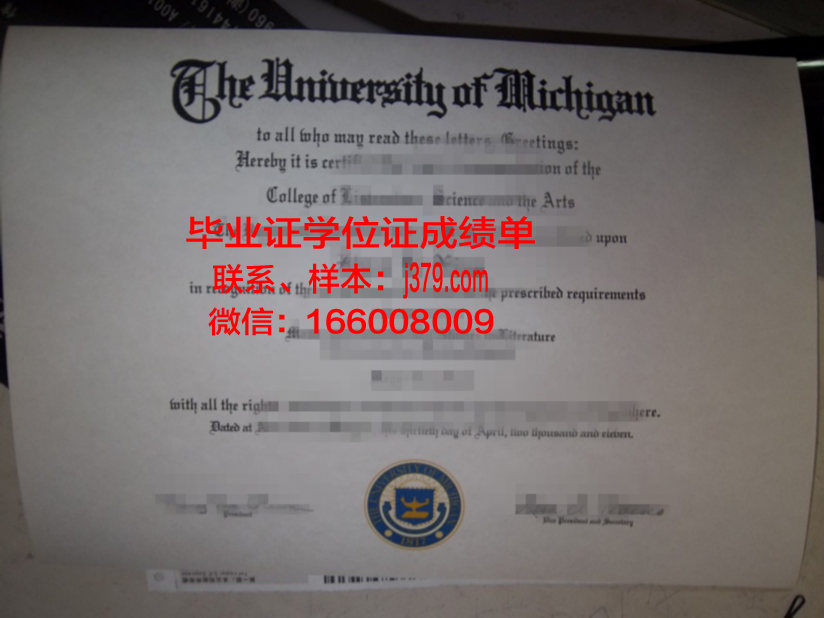 雷恩第一大学毕业证模板